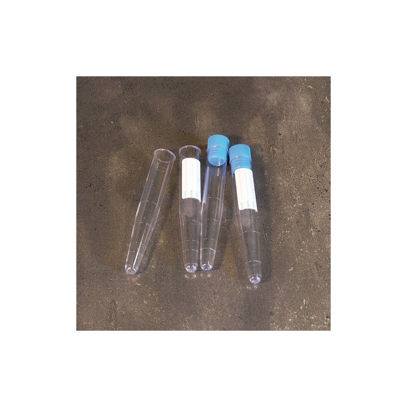 Test tubes cylindrical t/screw-20ml in PS 16x150mm