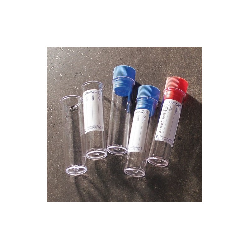 Test tubes cylindrical t/screw-20ml in PS 16x150mm