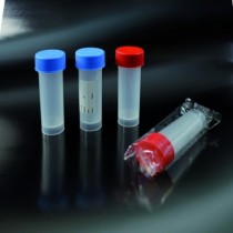 contenitori per campioni biologici sterili CE da 25 ml 25x90 in PP tappo a vite - confezione singola
