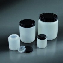 vasi cilindrici con tappo a vite CE da 250 ml con tappo e sottotappo non assemblati