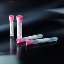 tubes à essai avec du Citrate de Sodium 0,5 ml bouchon rose pour les VES - 16x60 fond plat