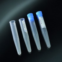 test tubes conical 10 ml PP 16x100 graduate with a label