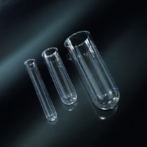 des éprouvettes cylindriques en PS cristal, diam. 24x90 mm 30 ml