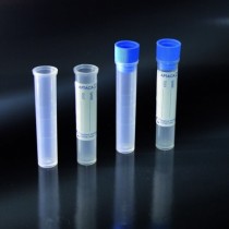 tubes cylindrique, à fond plat avec 3 ml, PP 12x56 diplômé