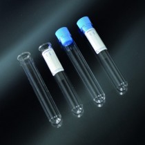 test tubes cylindrical in PMMA 16x100 10 ml with cap