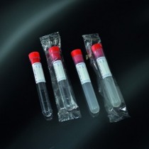 test tubes cylindrical 10 ml in PS 16x100 with cap and label - wrapping single