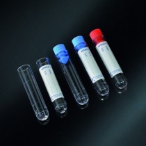 test tubes cylindrical 3 ml in PS 12x55 graduate with cap